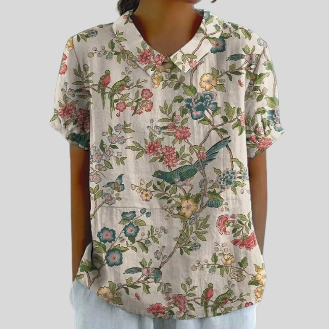 Léna™ | Haut fleuri