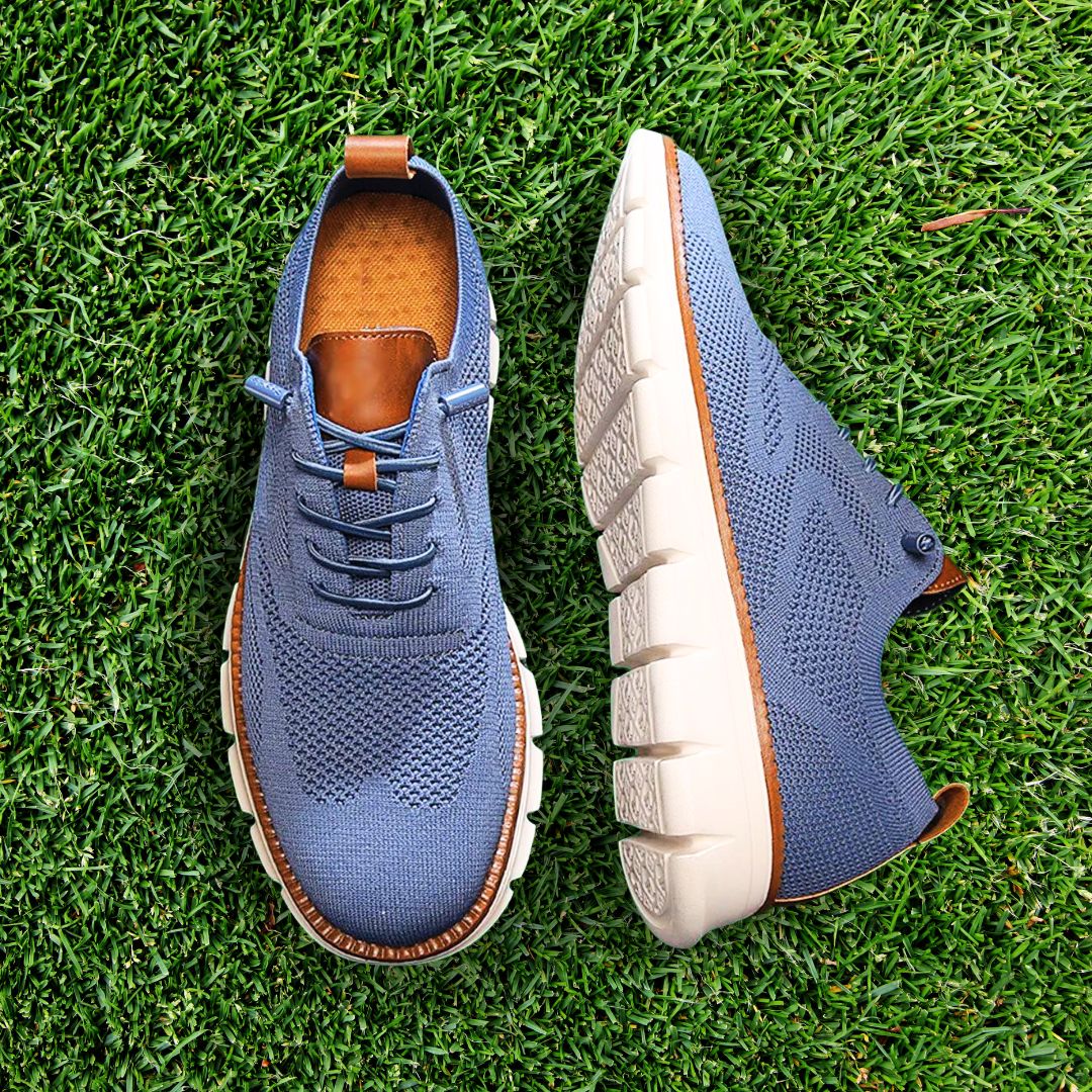 Chaussures Ultraconfort respirantes : Bleu-blanc