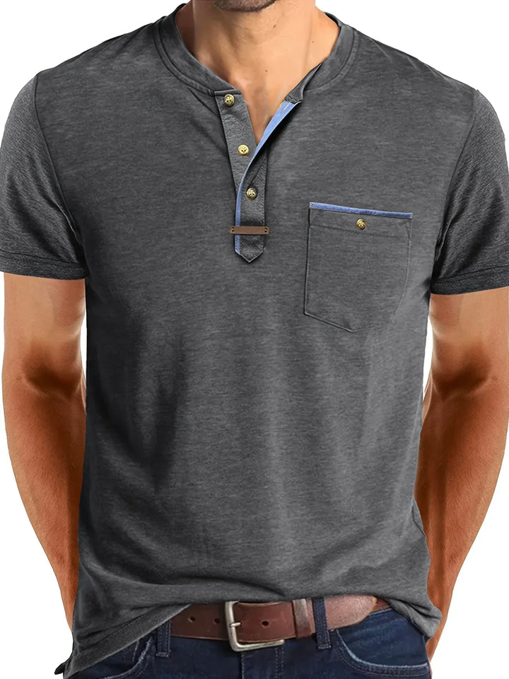 Geoffroy | T-shirt col rond élégant avec