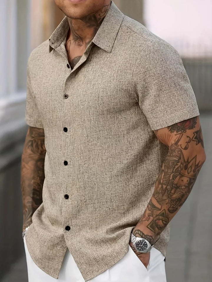 Adrien | Chemise légère à manches courtes en