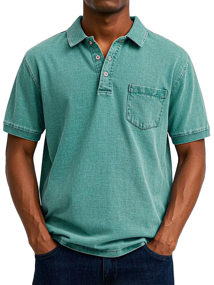 Aurélien | Chemise Polo Vintage Décontractée