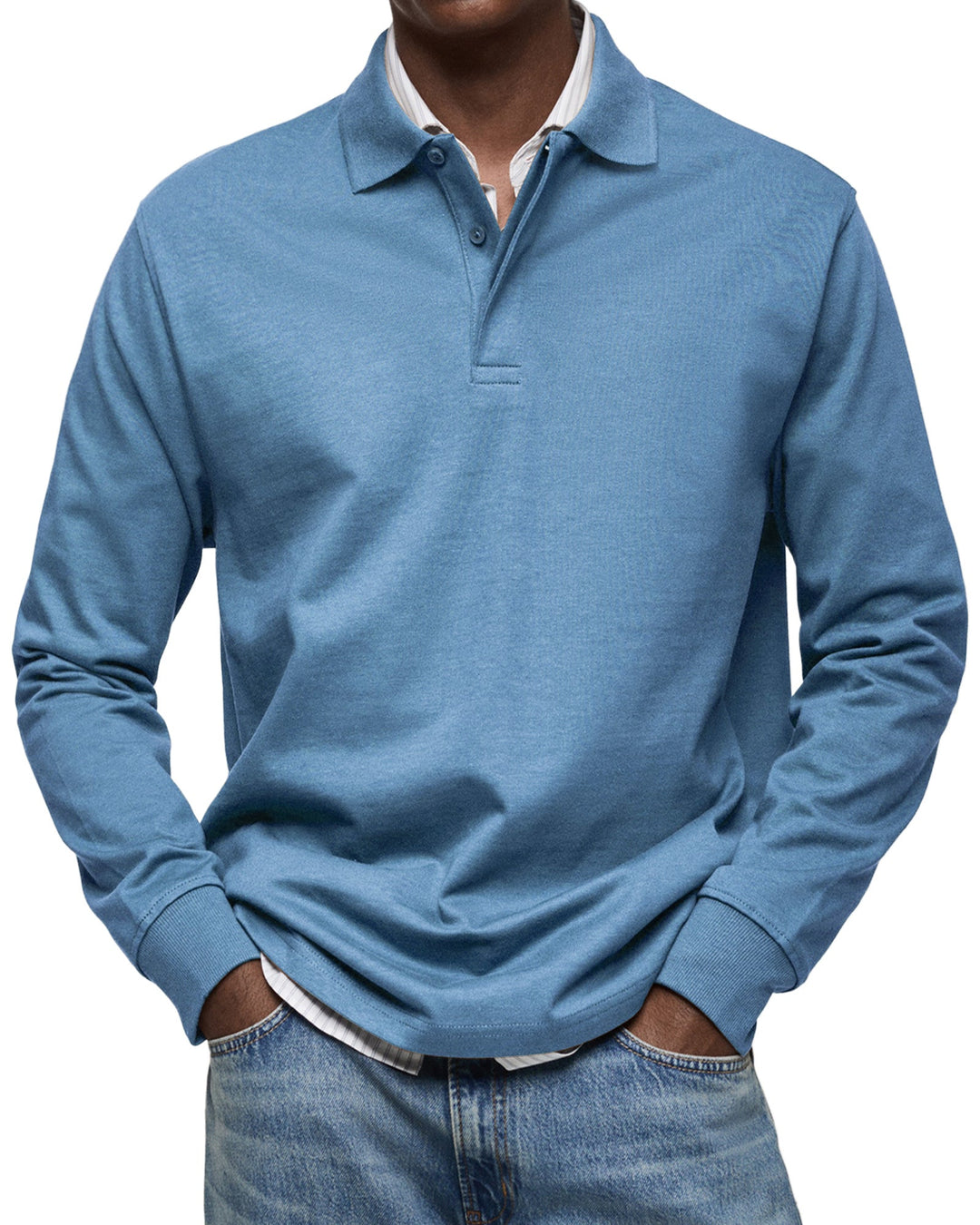 Anthony | Chemise Poloshirt Casual à Manches