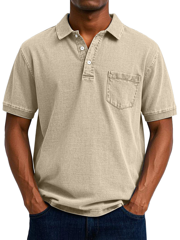Aurélien | Chemise Polo Vintage Décontractée
