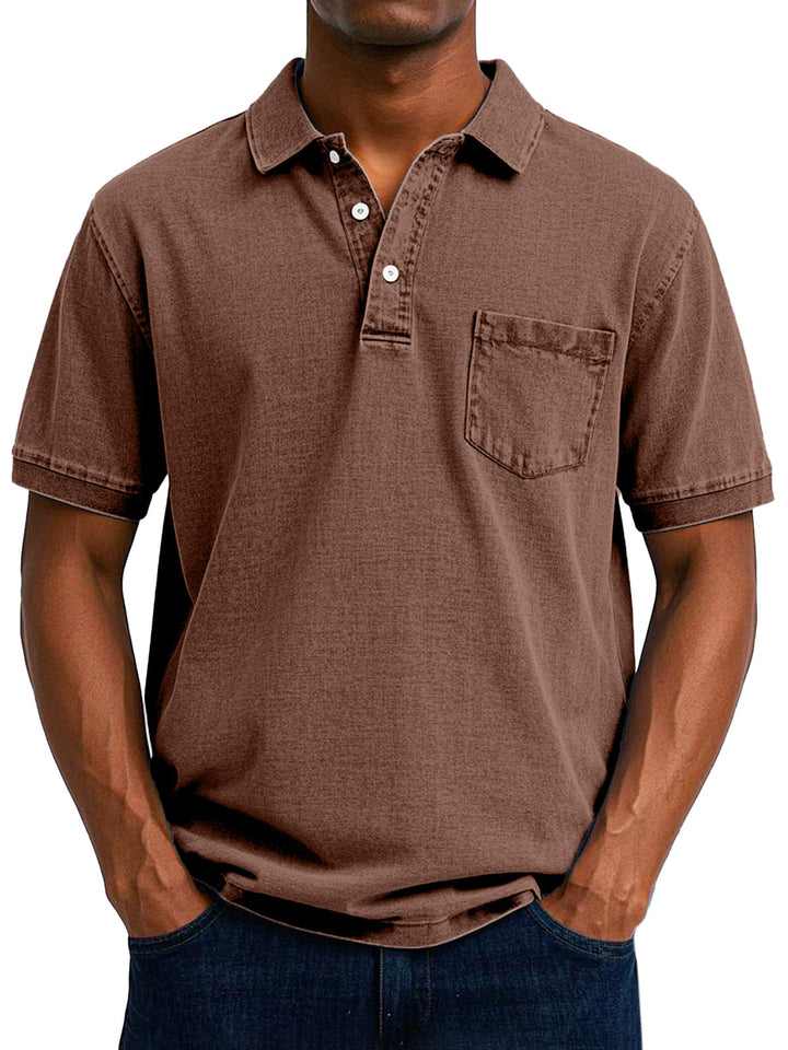 Aurélien | Chemise Polo Vintage Décontractée