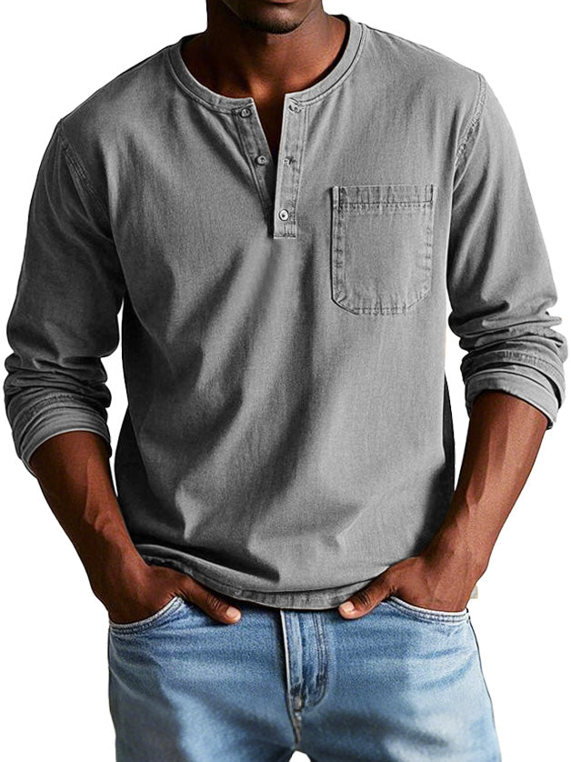 Philippe | Chemise Vintage à Manches Longues