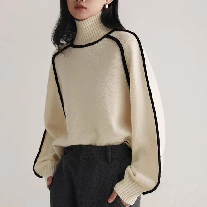 Quitterie | Pull Col Roulé élégant