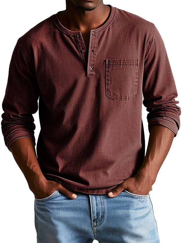 Philippe | Chemise Vintage à Manches Longues