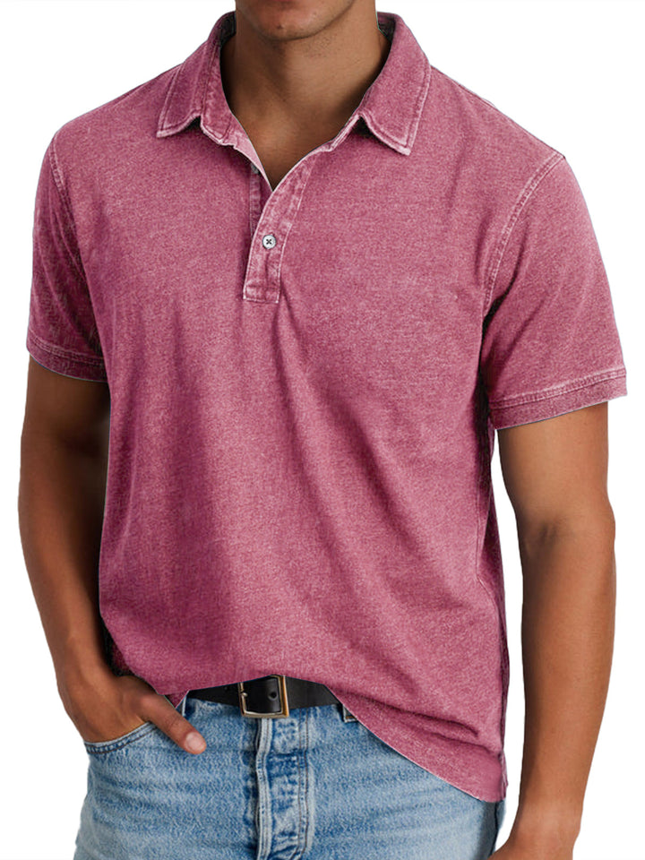 Élie | Polo avec collier pour hommes