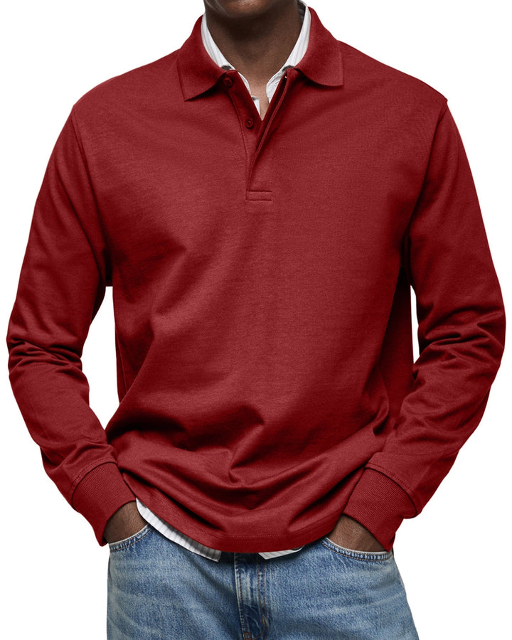 Anthony | Chemise Poloshirt Casual à Manches