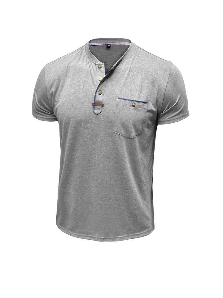 Geoffroy | T-shirt col rond élégant avec