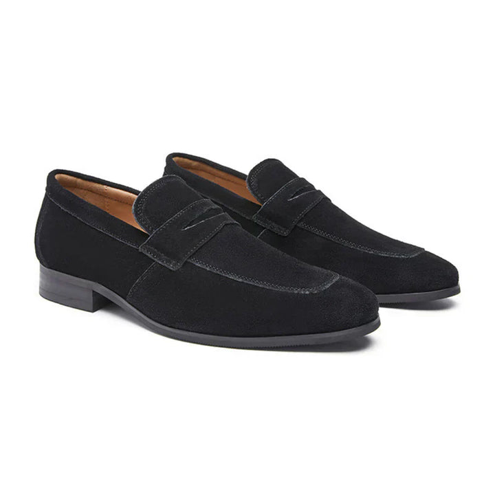 Thierry | Mocassins à brides en daim