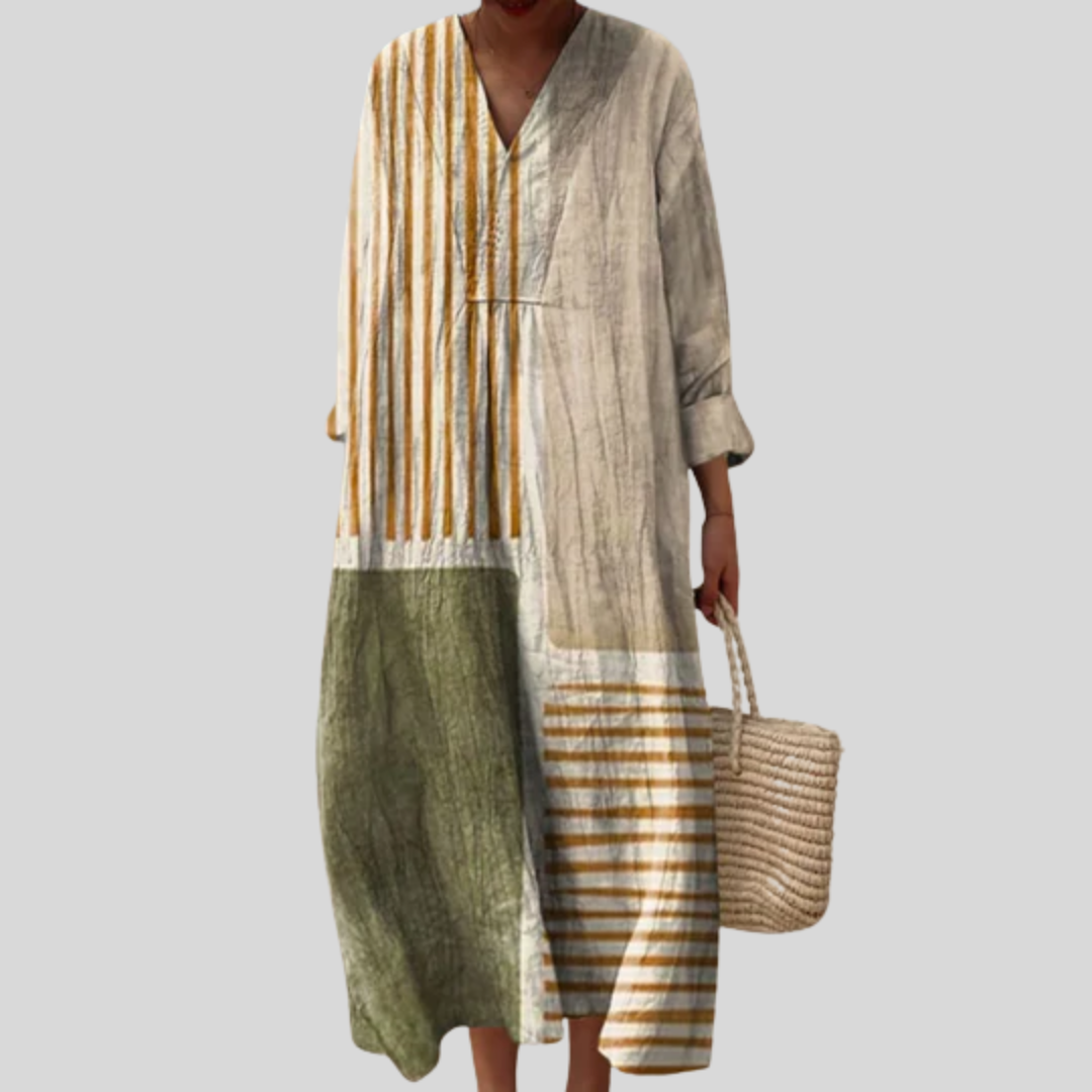 Robe d'été imprimée et fluide