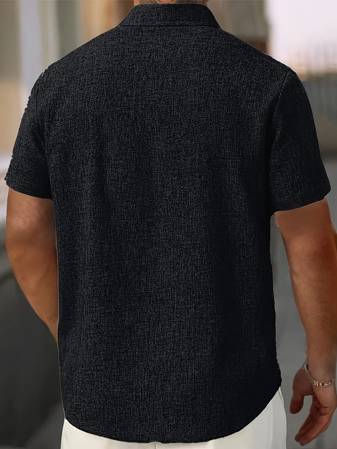Adrien | Chemise légère à manches courtes en
