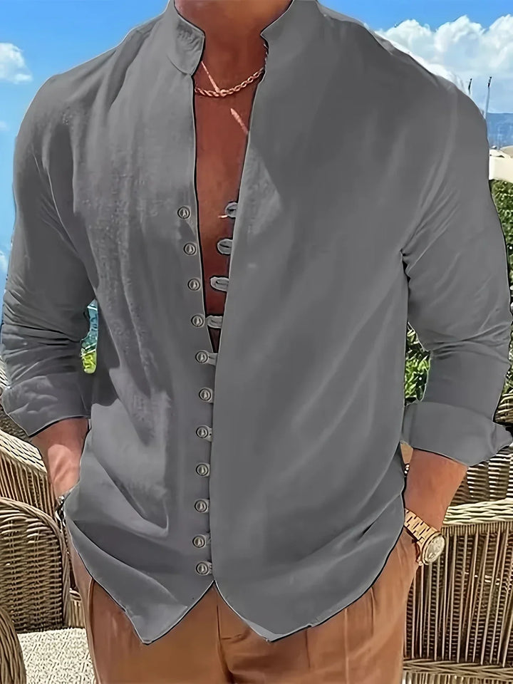 Bruno | Chemise légère en coton à manches
