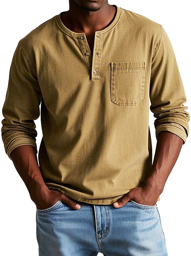Philippe | Chemise Vintage à Manches Longues