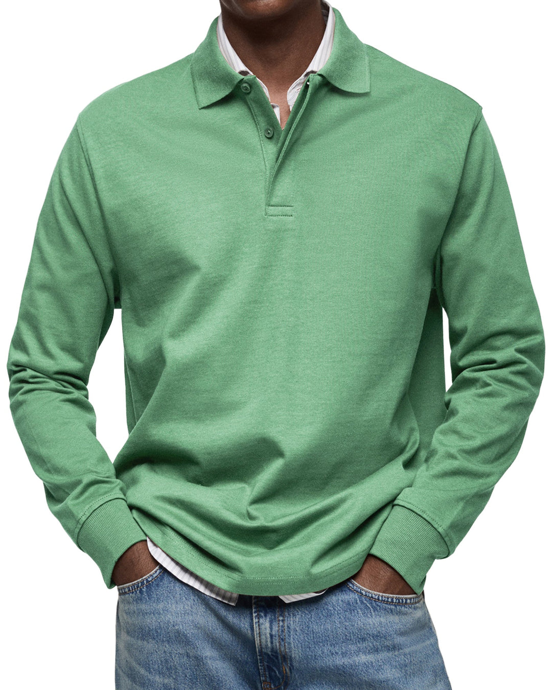 Anthony | Chemise Poloshirt Casual à Manches