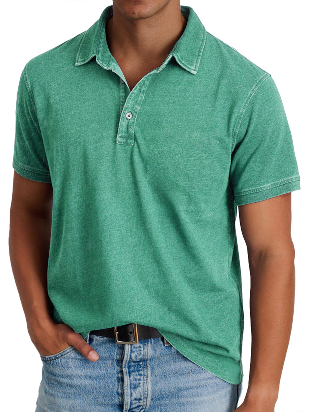 Édouard | Polo avec collier pour hommes