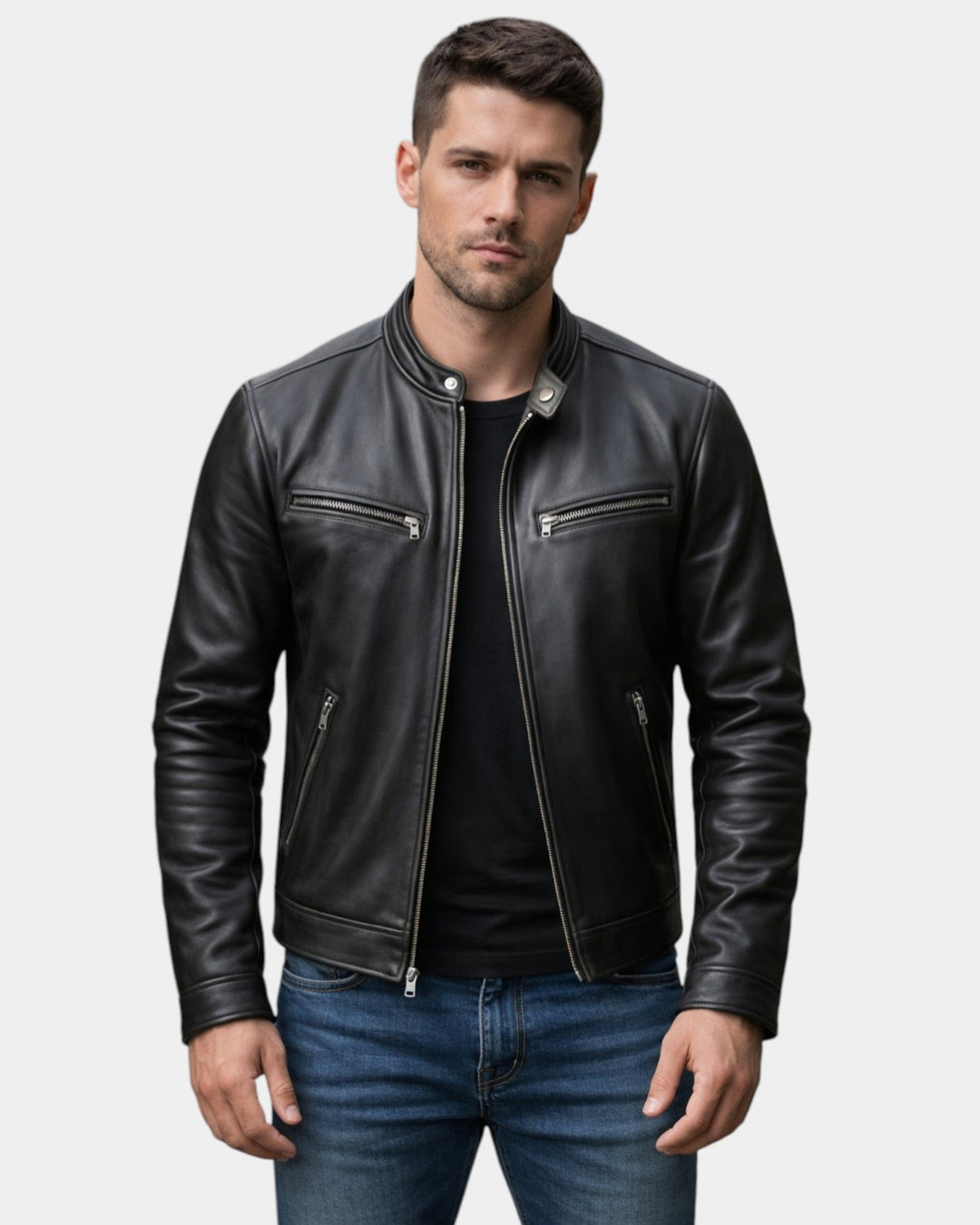 Bastien | Veste vintage effet cuir