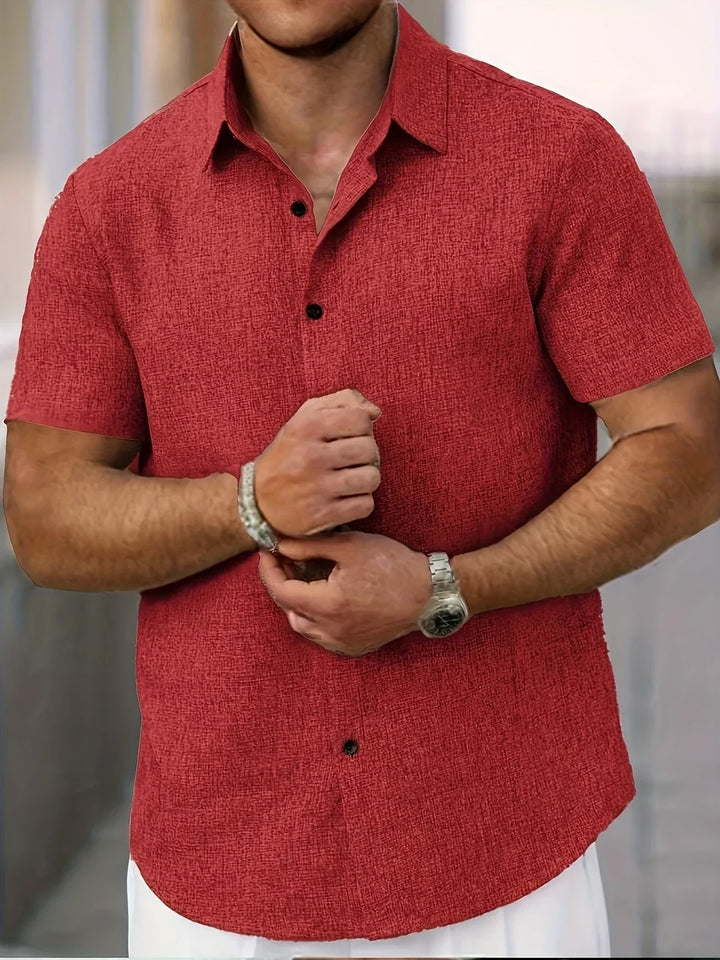 Adrien | Chemise légère à manches courtes en