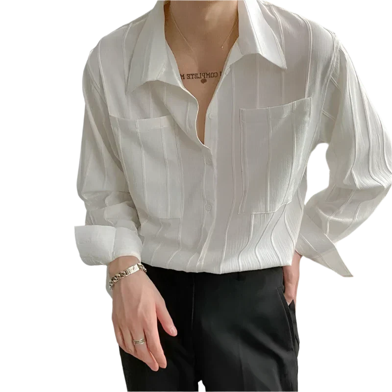 Cyril | Chemise côtelée ST Tropez