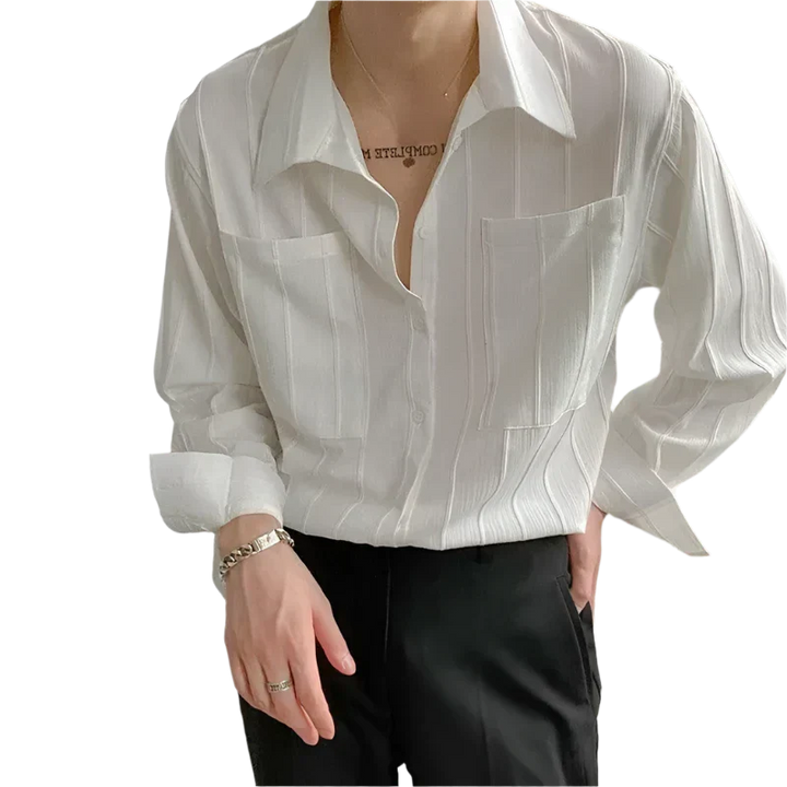 Cyril | Chemise côtelée ST Tropez