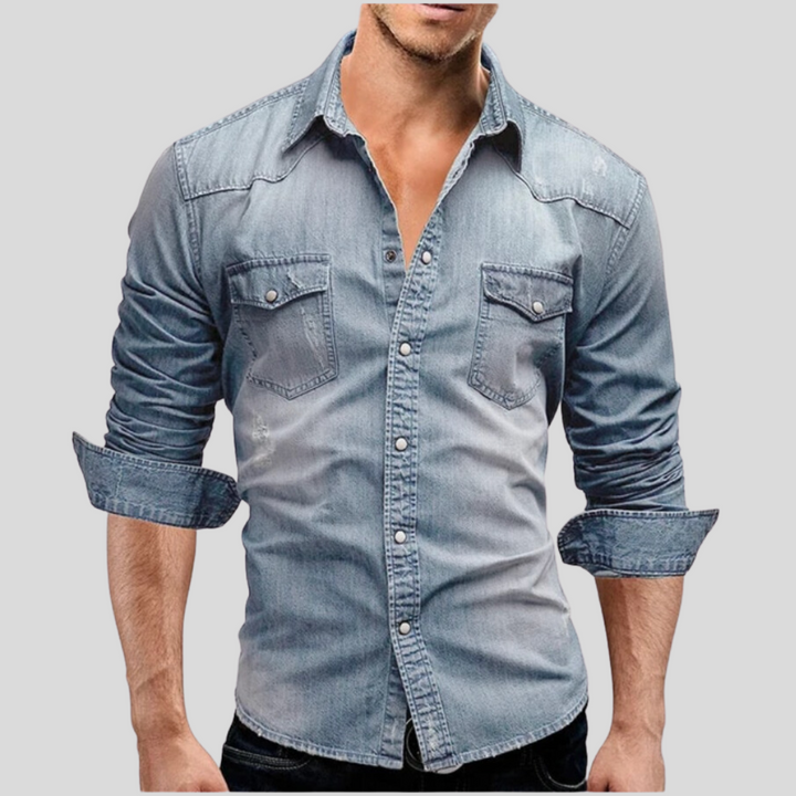Brice | Chemise en denim au style moderne