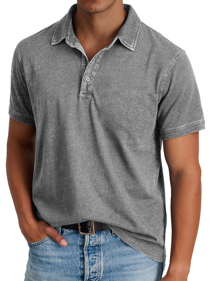 Édouard | Polo avec collier pour hommes