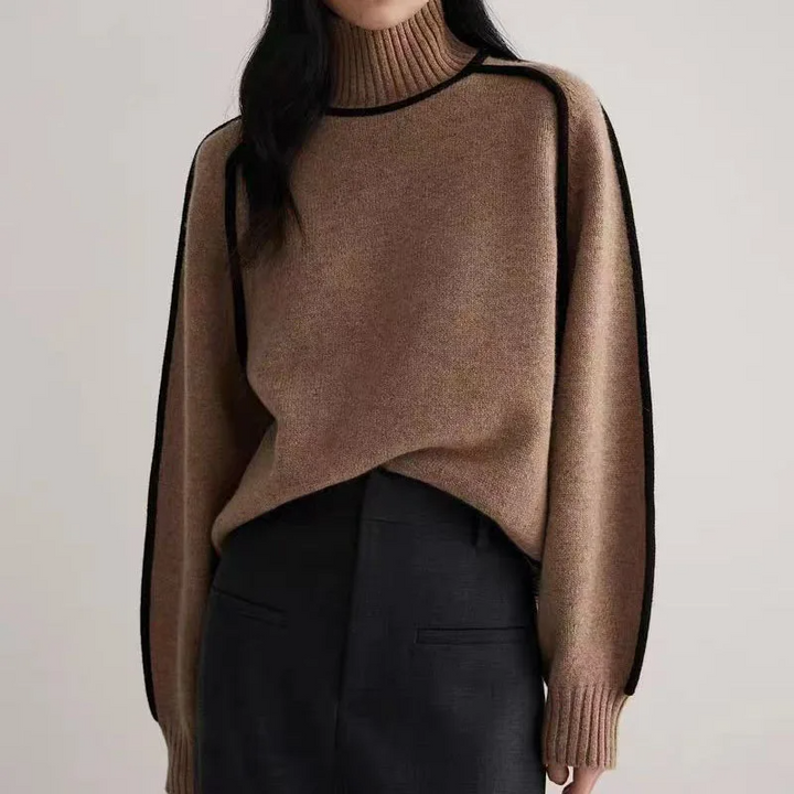 Quitterie | Pull Col Roulé élégant