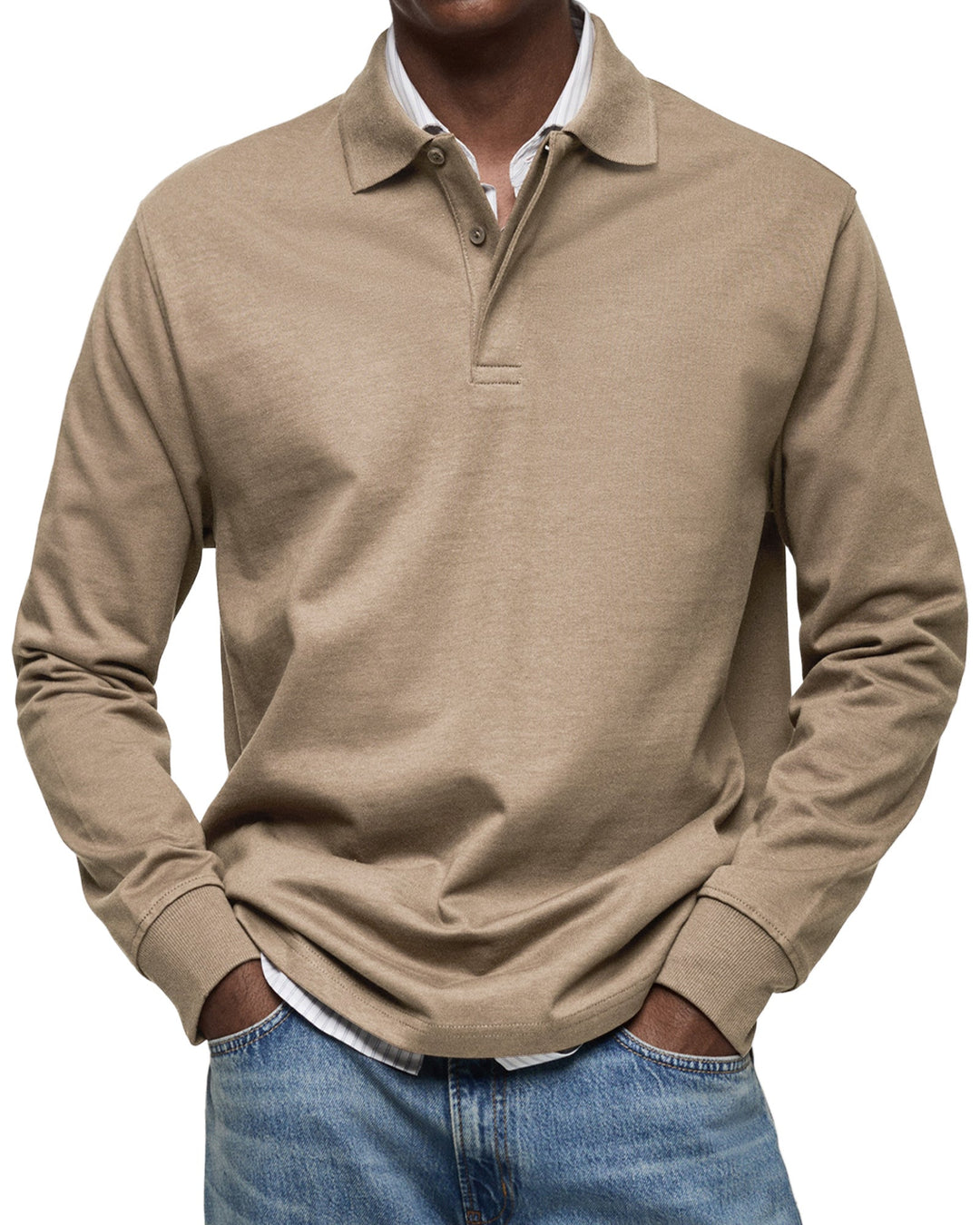 Anthony | Chemise Poloshirt Casual à Manches