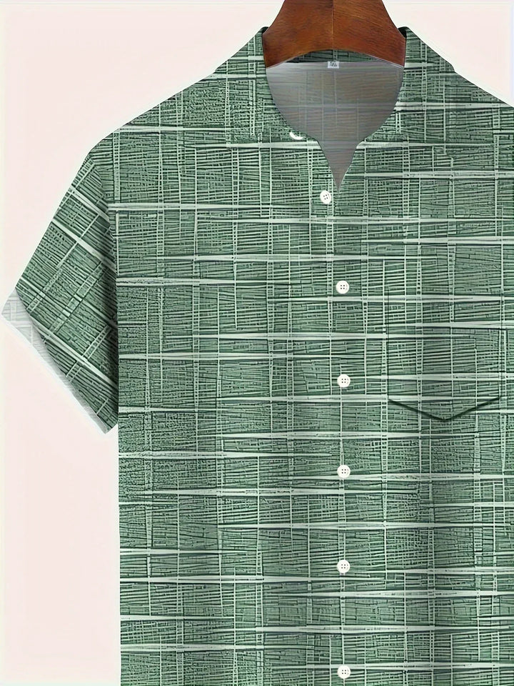 Denis | Chemise élégante à motif rayé et à