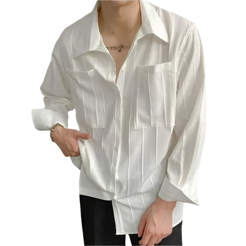 Cyril | Chemise côtelée ST Tropez