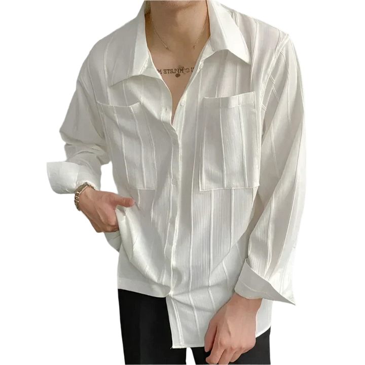 Cyril | Chemise côtelée ST Tropez