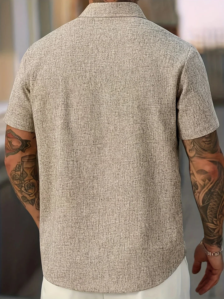 Adrien | Chemise légère à manches courtes en