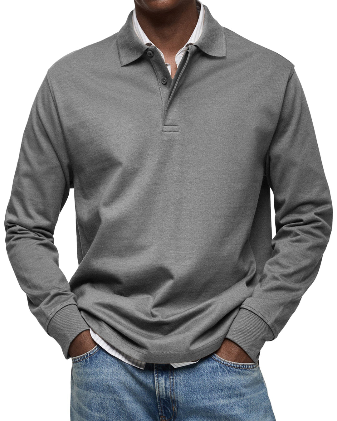 Anthony | Chemise Poloshirt Casual à Manches