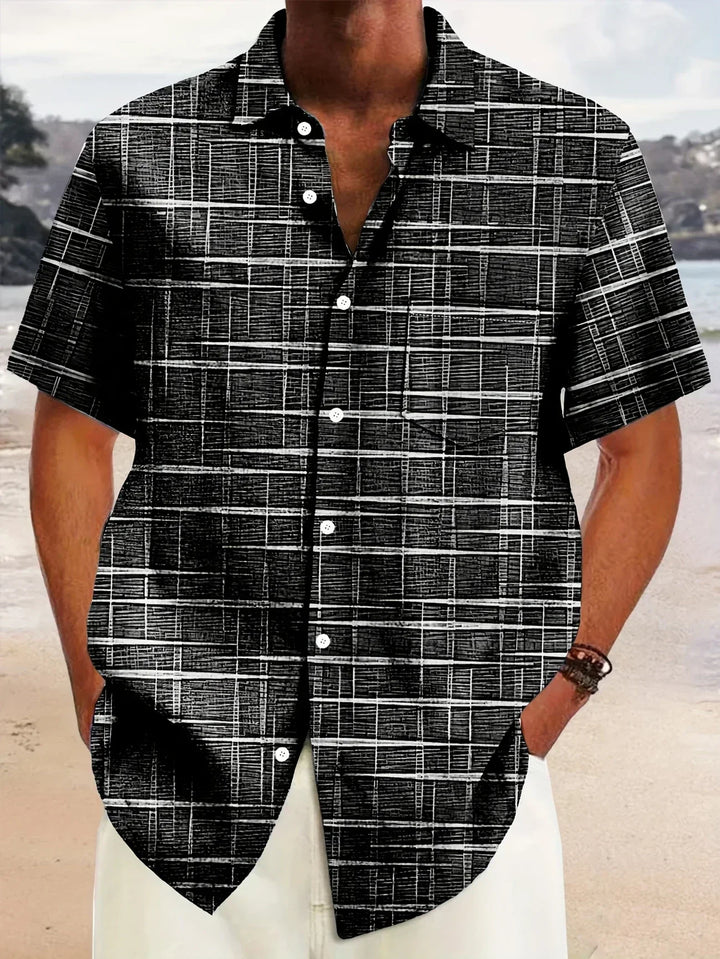 Denis | Chemise élégante à motif rayé et à