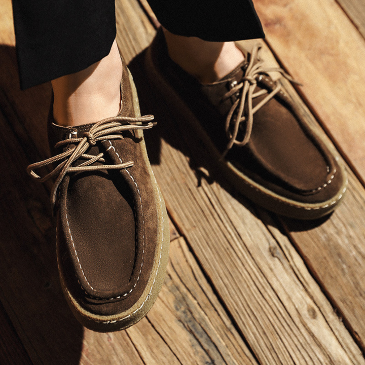 Sylvain | Chaussures de ville en daim haut de