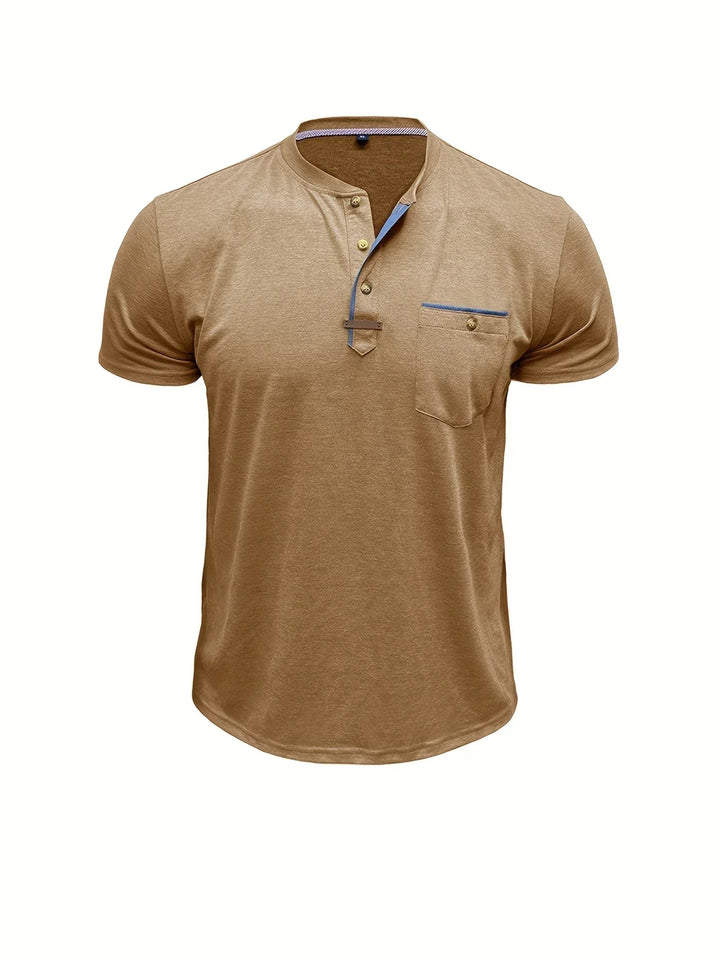 Geoffroy | T-shirt col rond élégant avec