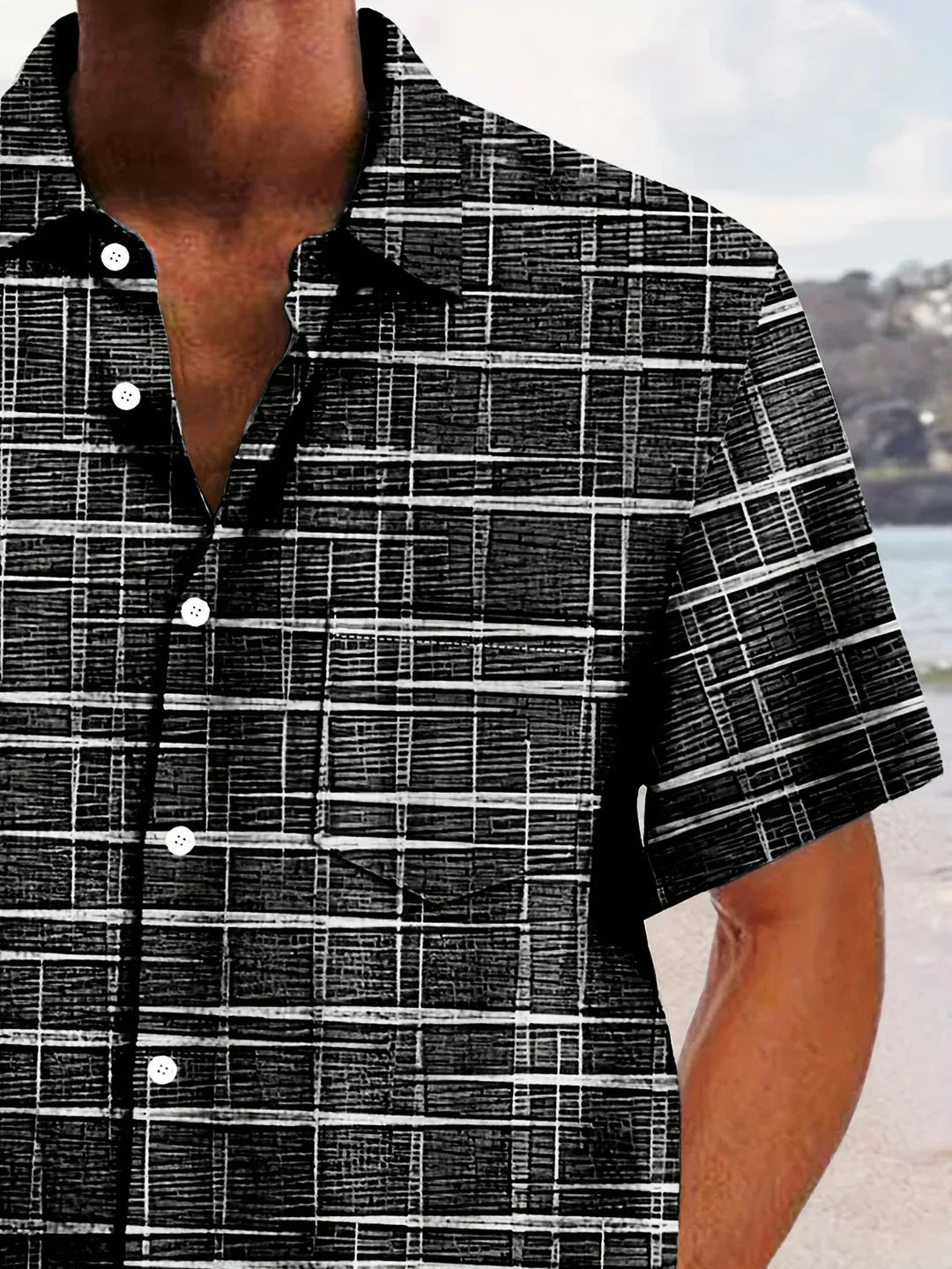 Denis | Chemise élégante à motif rayé et à