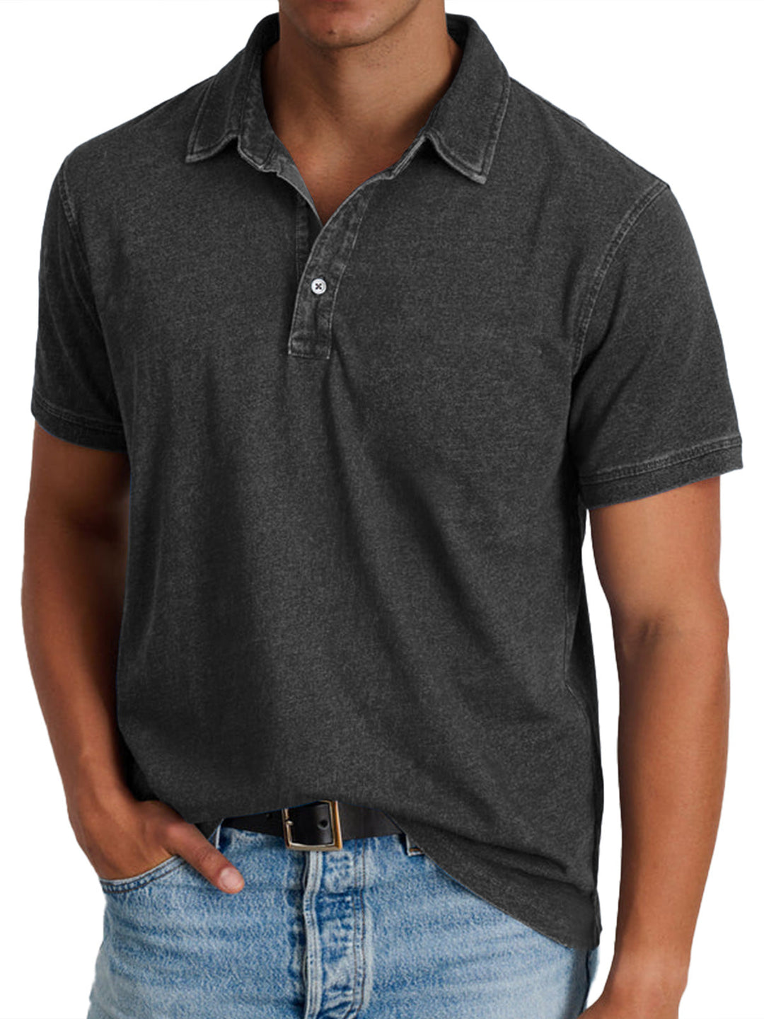 Édouard | Polo avec collier pour hommes