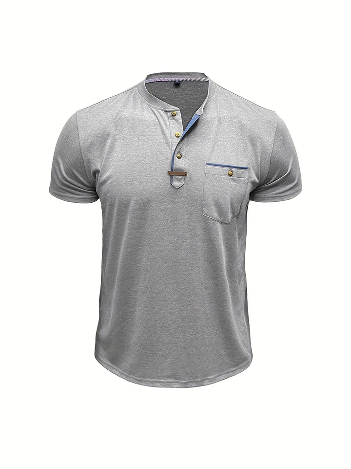 Geoffroy | T-shirt col rond élégant avec