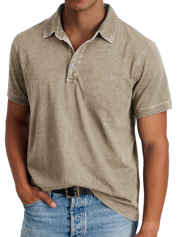 Édouard | Polo avec collier pour hommes