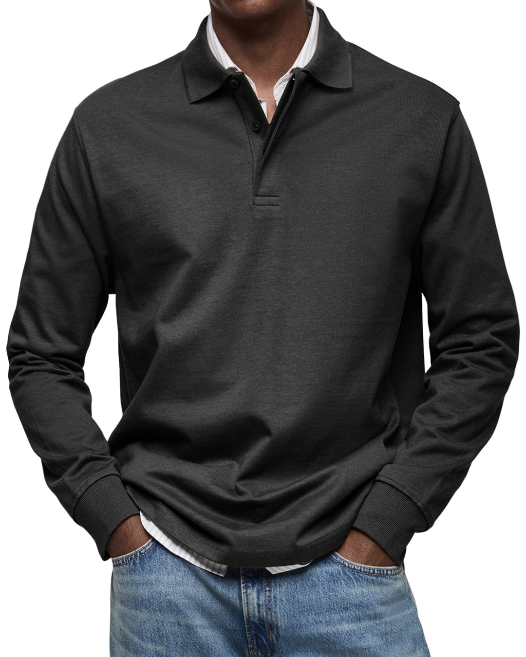Anthony | Chemise Poloshirt Casual à Manches