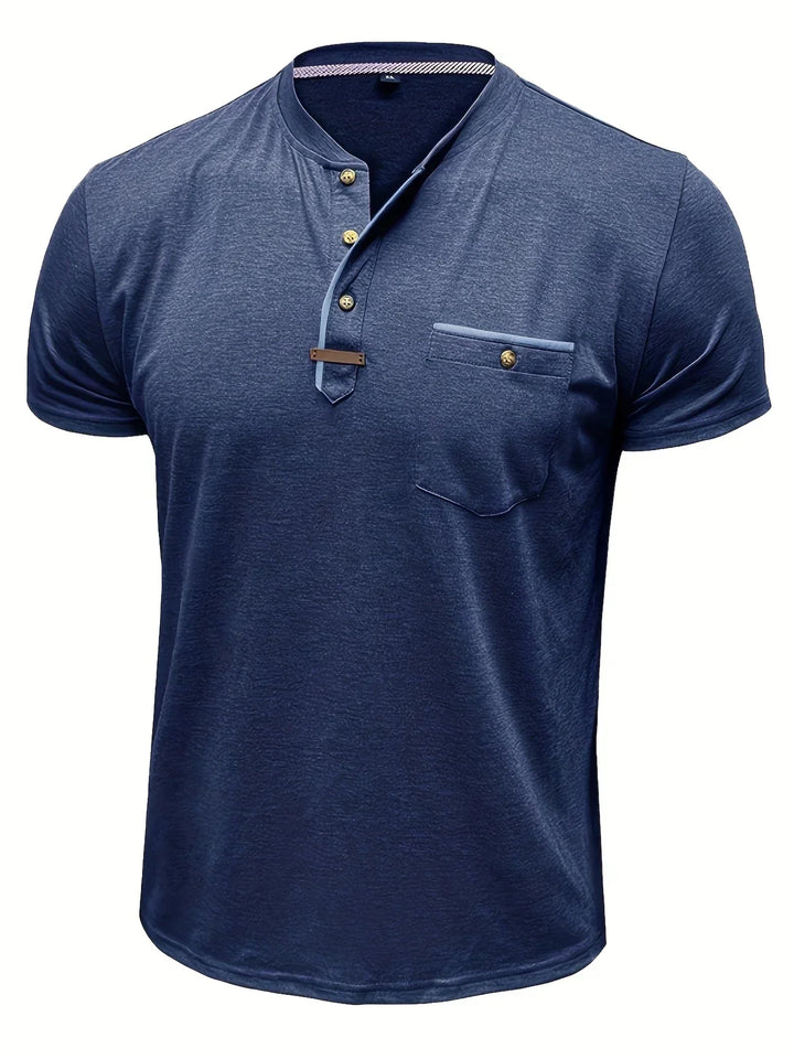 Geoffroy | T-shirt col rond élégant avec