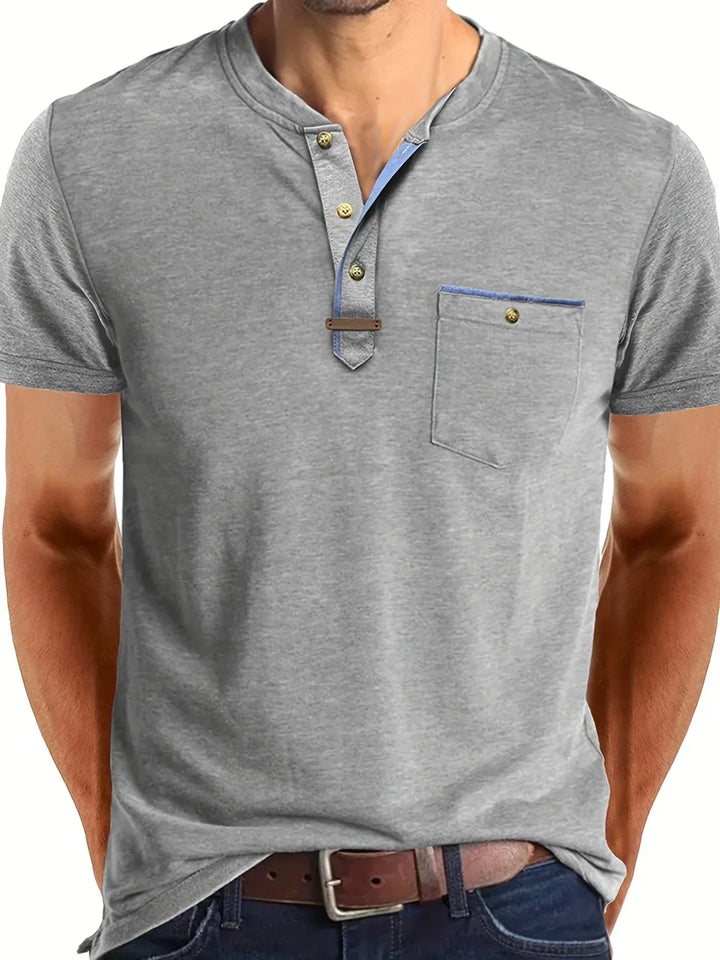 Geoffroy | T-shirt col rond élégant avec