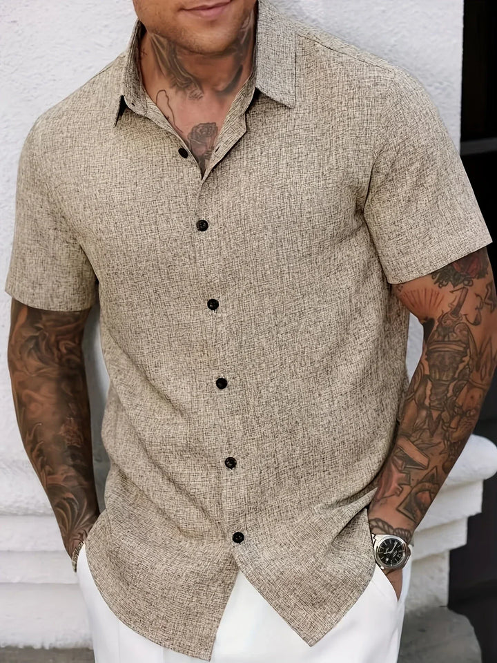 Adrien | Chemise légère à manches courtes en