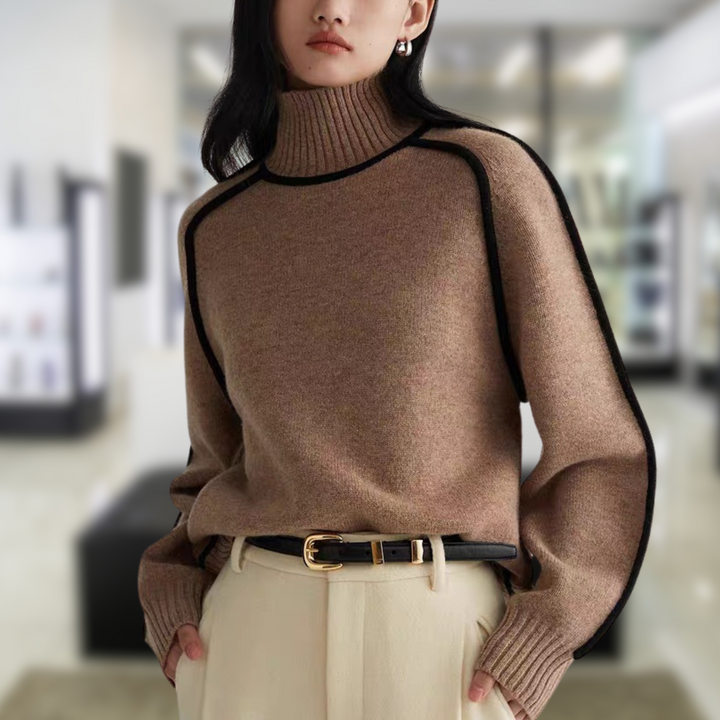Quitterie | Pull Col Roulé élégant