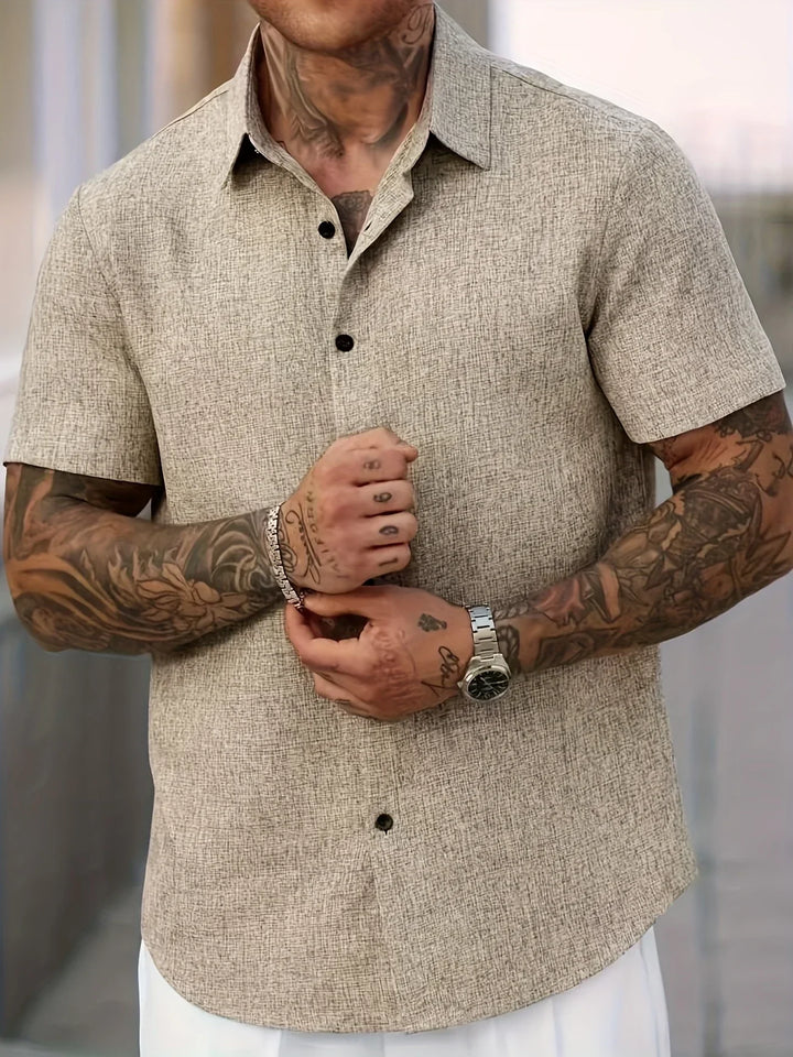 Adrien | Chemise légère à manches courtes en