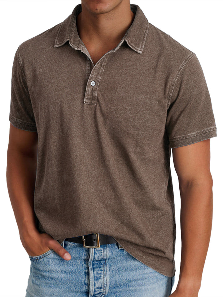 Édouard | Polo avec collier pour hommes
