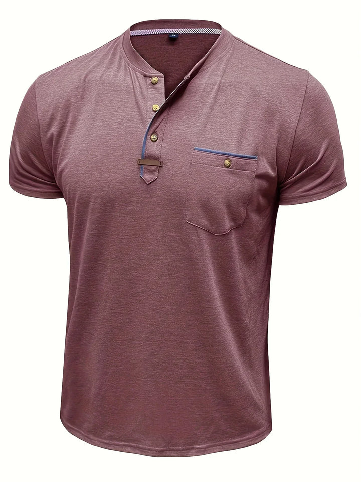Geoffroy | T-shirt col rond élégant avec
