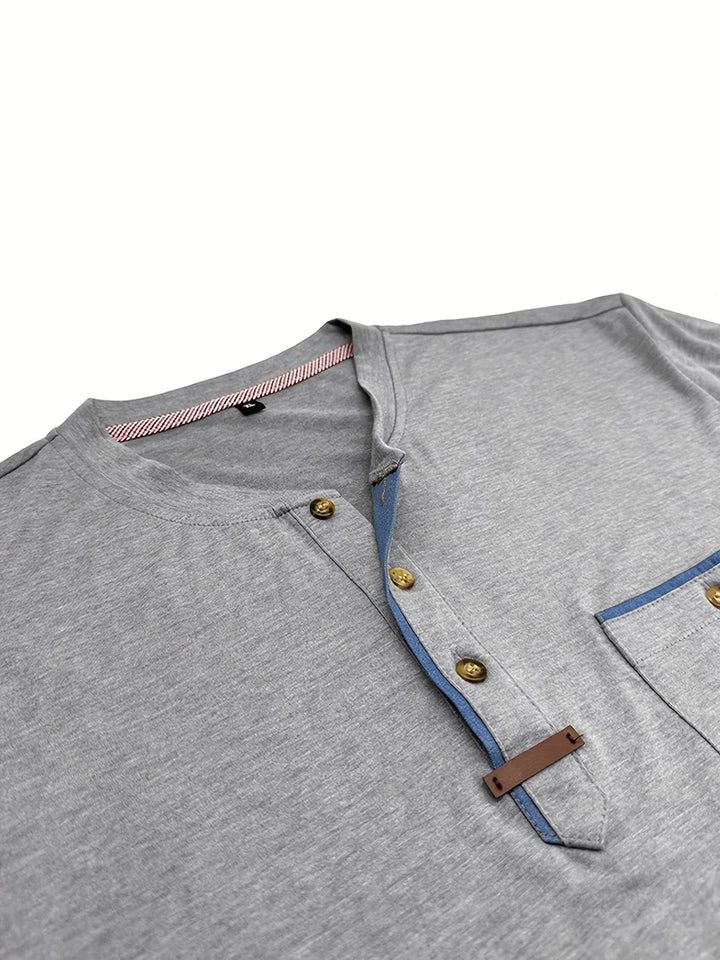 Geoffroy | T-shirt col rond élégant avec